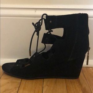Dolce Vita black wedges size 7.5
